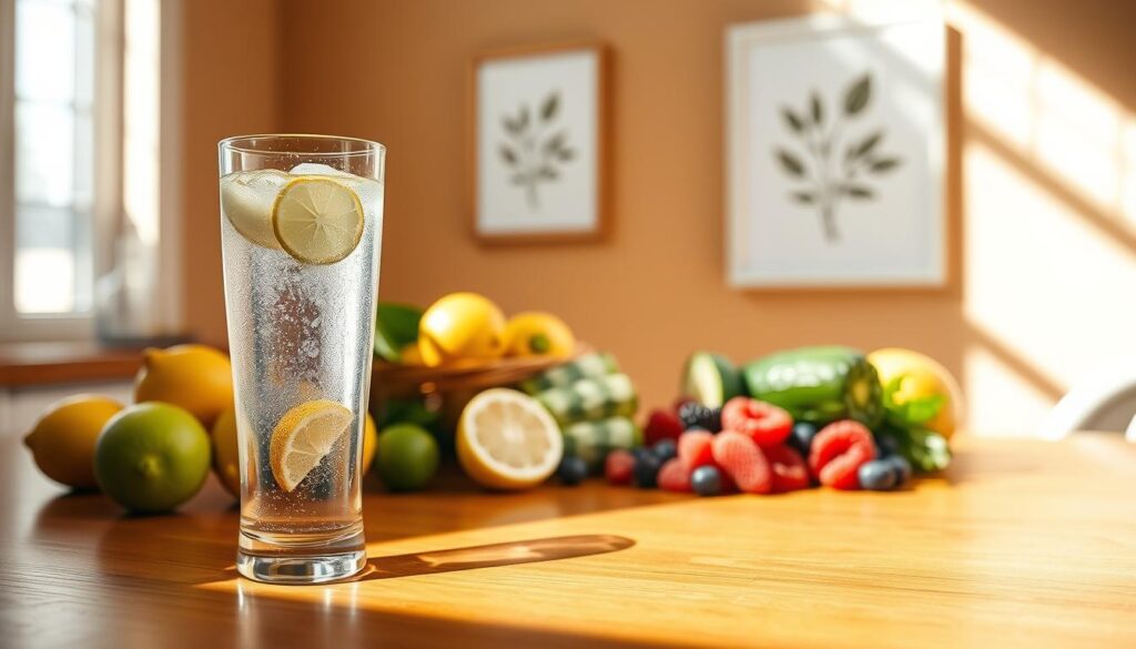 lemon water