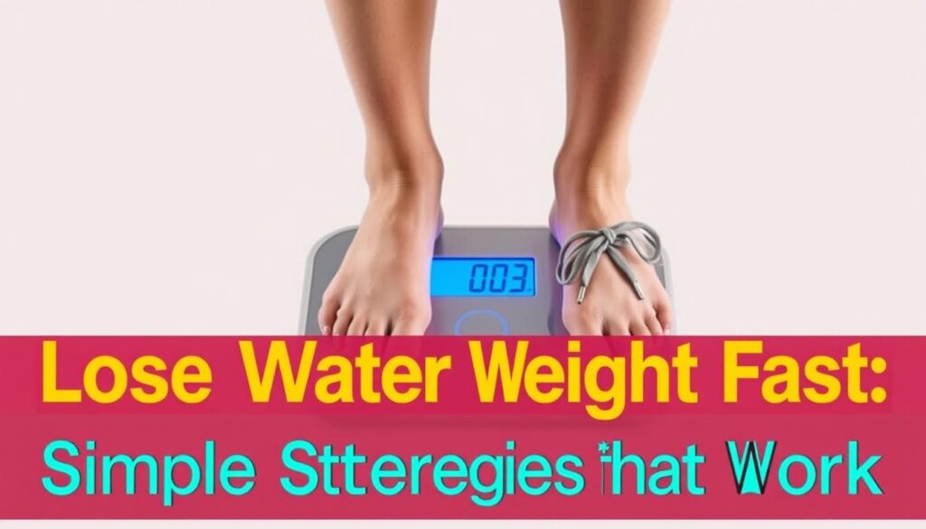 lose water weight fast