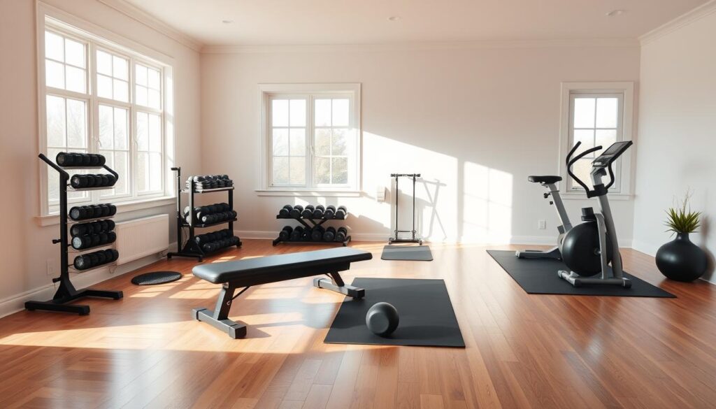 home workout space
