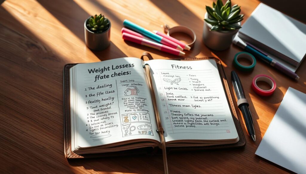 weight loss bullet journal inspiration