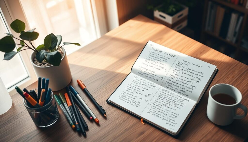 weight loss journaling ideas